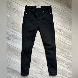 Madewell Black Denim Skinny Jeans Size 27